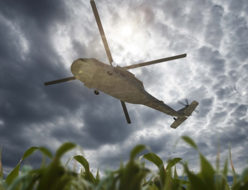Rodaje de películas con un helicóptero como protagonista