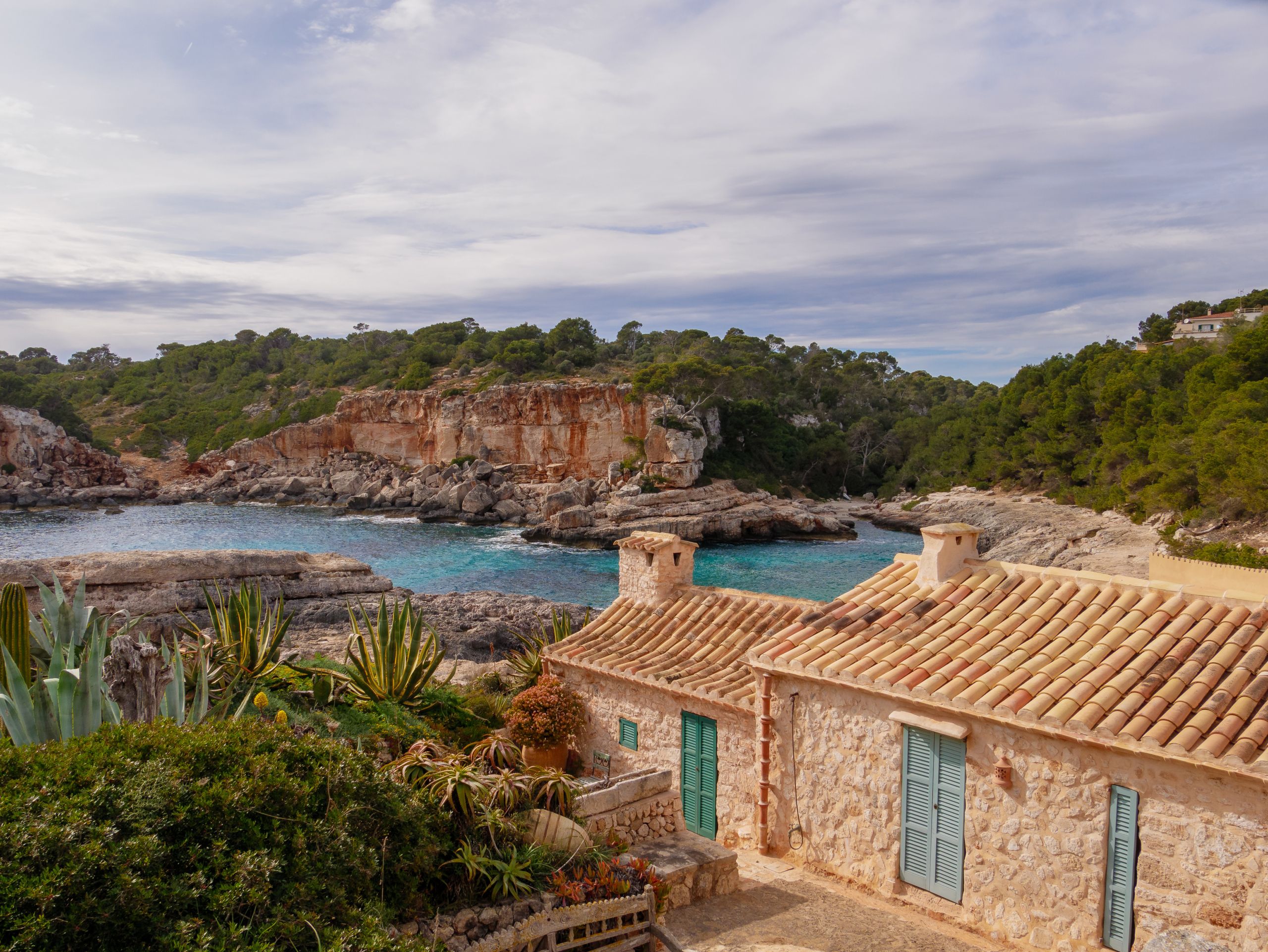 View over Cala s’Almunia, Mallorca, Spain